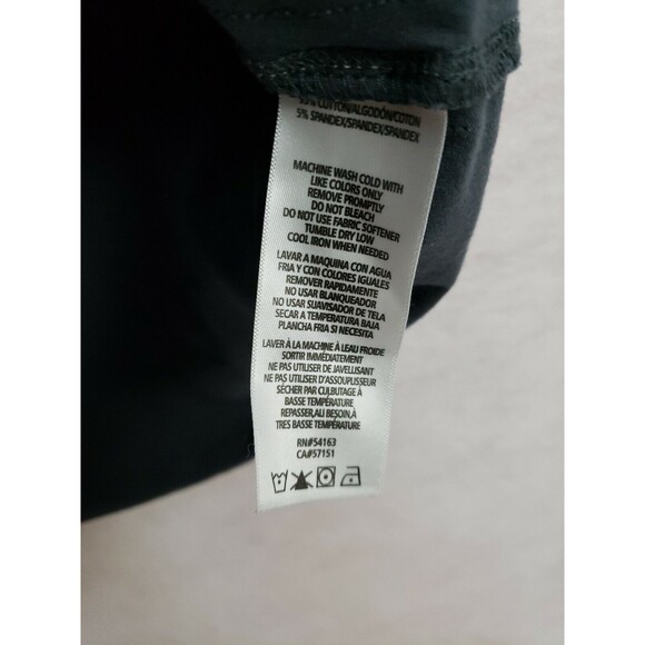 Calvin Klein Performance size S gray short sleeve vneck shirt cotton spandex - Picture 5 of 9